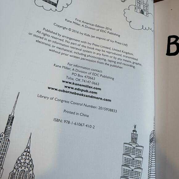 Make Buildings Kids Doodle Design Activity Book Draw & Color Kane Miller - Picture 5 of 16